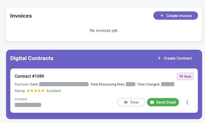 Digital Contract Interface in MovingCRM